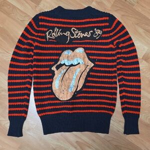 The Rolling Stones Upcycled Sweater